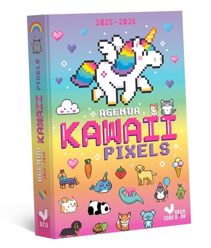 Agenda pixels kawai 2025-2026 von DEUX COQS D OR