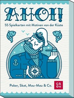 Ahoi! 55 Spielkarten mit Motiven von der Küste von Groh Verlag
