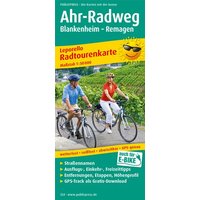 Ahr-Radweg, Blankenheim - Remagen 1 : 50 000
