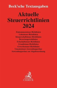 Aktuelle Steuerrichtlinien 2024 von Beck Juristischer Verlag