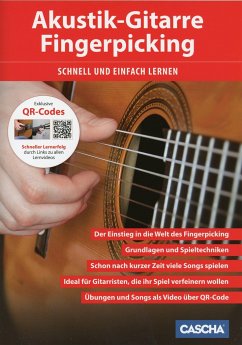Akustik-Gitarre Fingerpicking - Schnell und einfach lernen von Hage Musikverlag