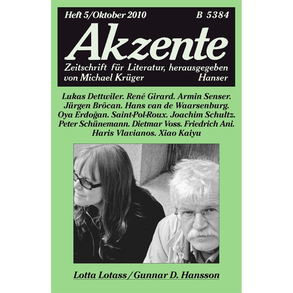 Akzente 5 / 2010 Akzente 5 / 2010 von Hanser, Carl GmbH + Co.