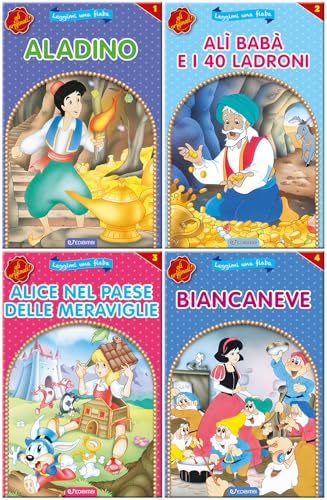 Aladino-Alì Babà e i 40 ladroni-Alice nel paese delle meraviglie-Biancaneve. Leggimi una fiaba. Ediz. illustrata Aladino-Alì Babà e i 40 ladroni-Alice nel paese delle meraviglie-Biancaneve. Leggimi una fiaba. Ediz. illustrata von Edibimbi