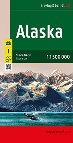 Alaska, Straßenkarte 1:1.500.000, freytag & berndt (freytag & berndt Auto + Freizeitkarten)