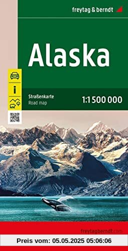 Alaska, Straßenkarte 1:1.500.000, freytag & berndt (freytag & berndt Auto + Freizeitkarten)