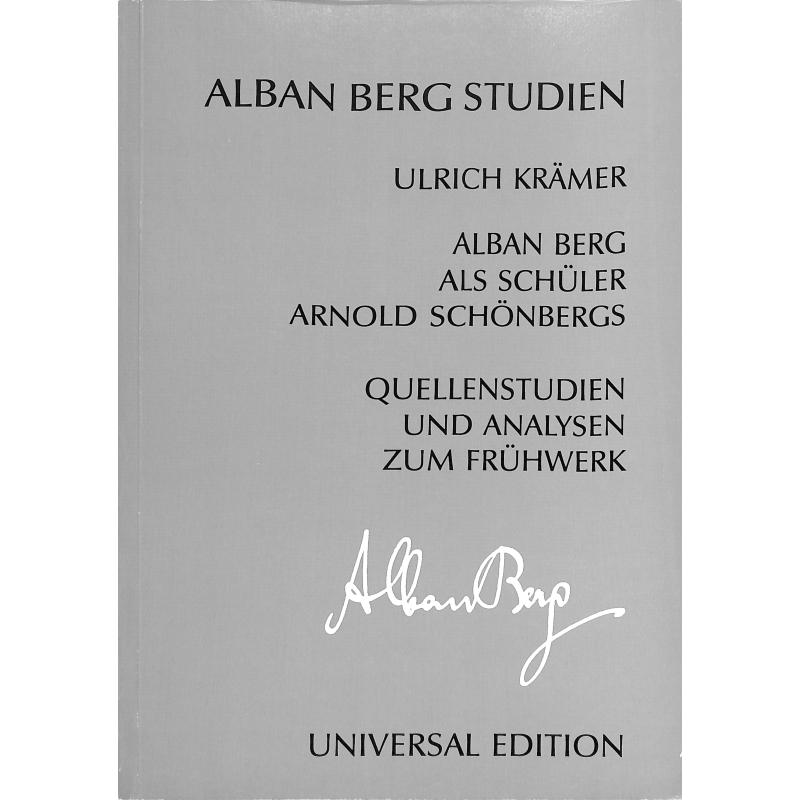 Alban Berg als Schüler Arnold Schönbergs Alban Berg als Schüler Arnold Schönbergs