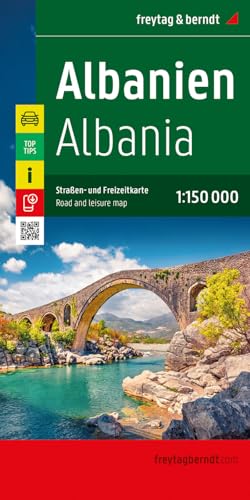 Albanien, Straßen- und Freizeitkarte 1:150.000, freytag & berndt: Mit Infos, Top Tips, Innenstadtplan Tirana (freytag & berndt Auto + Freizeitkarten) von Freytag-Berndt und ARTARIA