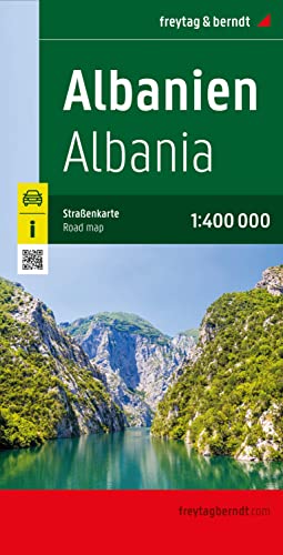 Albanien, Straßenkarte 1:400.000, freytag & berndt: Kosovo - Montenegro (freytag & berndt Auto + Freizeitkarten) von FREYTAG-BERNDT UND ARTARIA