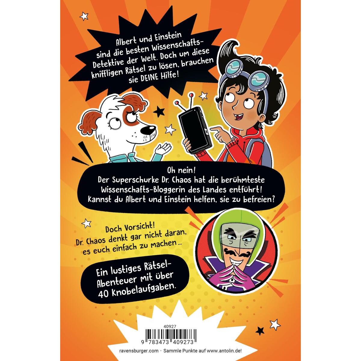 Albert & Einstein, Band 1 - In den Fängen von Dr. Chaos von Ravensburger Verlag