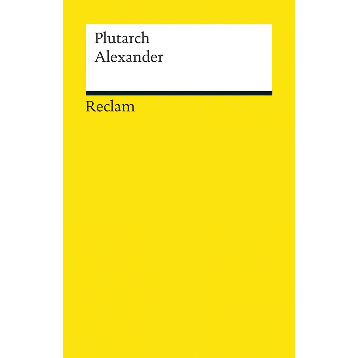 Alexander Alexander von Reclam Philipp Jun.