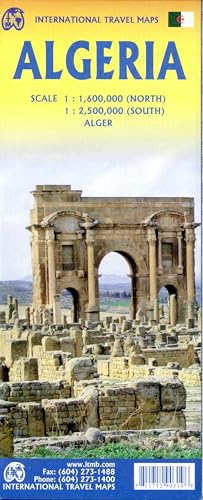 Algeria: ITM Intern.Travel Maps 1:2000000 von ITMB Publishing Ltd