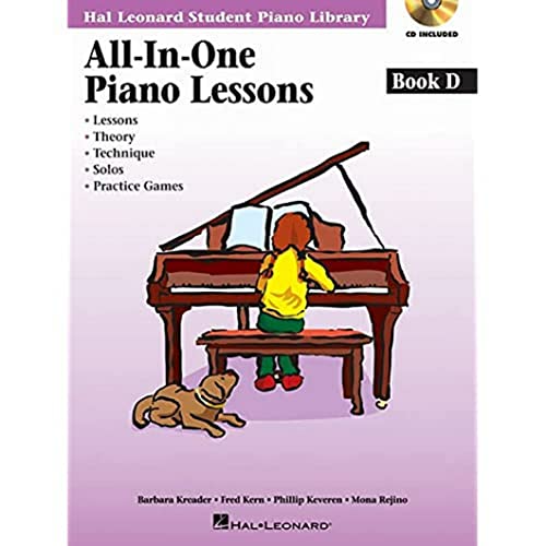 All-in-One Piano Lessons: Book D