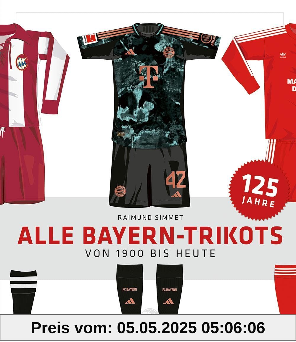 Alle Bayern-Trikots: Von 1900 bis heute Alle Bayern-Trikots: Von 1900 bis heute