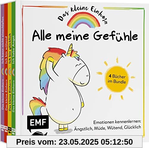 Alle meine Gefühle – Emotionen kennenlernen mit dem kleinen Einhorn: 4 Bücher im Bundle: Ängstlich, Müde, Wütend, Glücklich Alle meine Gefühle – Emotionen kennenlernen mit dem kleinen Einhorn: 4 Bücher im Bundle: Ängstlich, Müde, Wütend, Glücklich