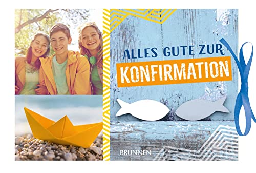 Alles Gute zur Konfirmation: Mit Kuvert für Gutschein oder Geld von Brunnen