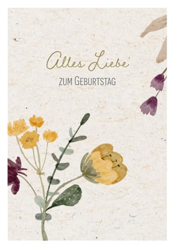Alles Liebe zum Geburtstag: Faltkarte (Gemeinsamzeit statt Krimskrams)