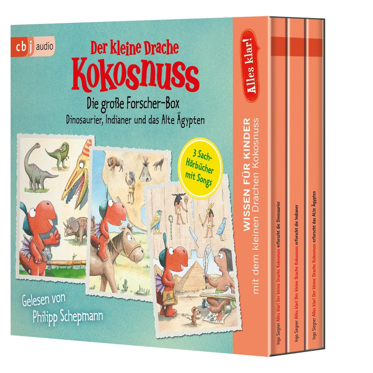 Alles klar! Der kleine Drache Kokosnuss - Die große Forscher-Box Alles klar! Der kleine Drache Kokosnuss - Die große Forscher-Box von cbj audio