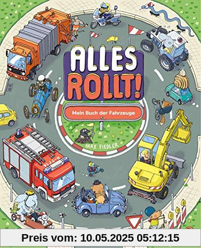 Alles rollt! Mein Buch der Fahrzeuge: Pappbilderbuch ab 2 Jahren