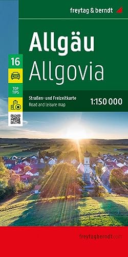 Allgäu, Straßen- und Freizeitkarte 1:150.000, freytag & berndt: Mit Infos, Top Tips (freytag & berndt Auto + Freizeitkarten)