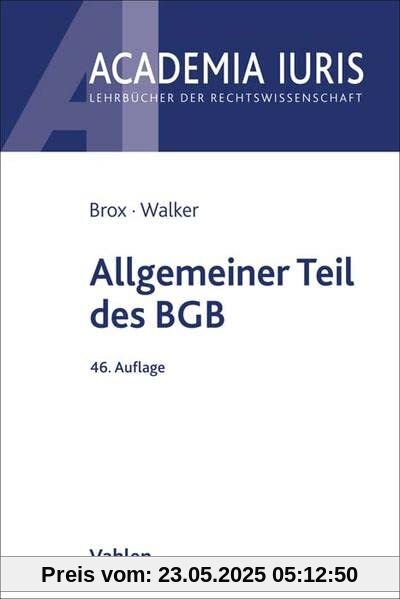 Allgemeiner Teil des BGB (Academia Iuris)