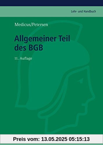 Allgemeiner Teil des BGB (C.F. Müller Großes Lehrbuch)