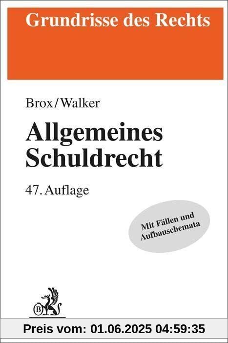 Allgemeines Schuldrecht (Grundrisse des Rechts)