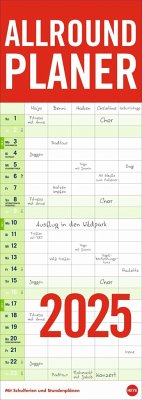 Allround-Familienplaner Vertical Kalender 2025 von Heye / Heye Kalender