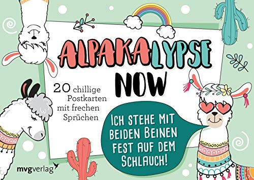 Alpakalypse now – 20 chillige Postkarten mit frechen Sprüchen von mvg Verlag