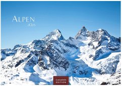 Alpen 2025 S 24x35cm von CASARES EDITION Int. Kalenders Ltd. / Casares Fine Art Edition