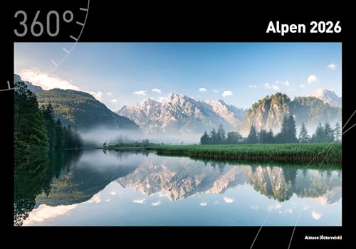Alpen Premiumkalender 2026 (360° Premiumkalender 2026: Format 50 x 35 cm) von 360° medien