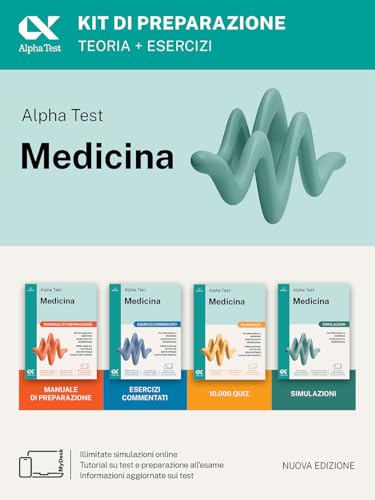 Alpha Test Medicina. Kit di preparazione. Per l’ammissione ai corsi di laurea in Medicina, Odontoiatria e Veterinaria delle università statali. Nuova ... download e accesso online (TestUniversitari) von Alpha Test