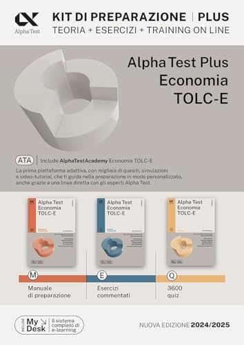 Alpha Test plus. Economia. TOLC-E. Kit di preparazione. Con Contenuto digitale per download e accesso online (TestUniversitari) von Alpha Test