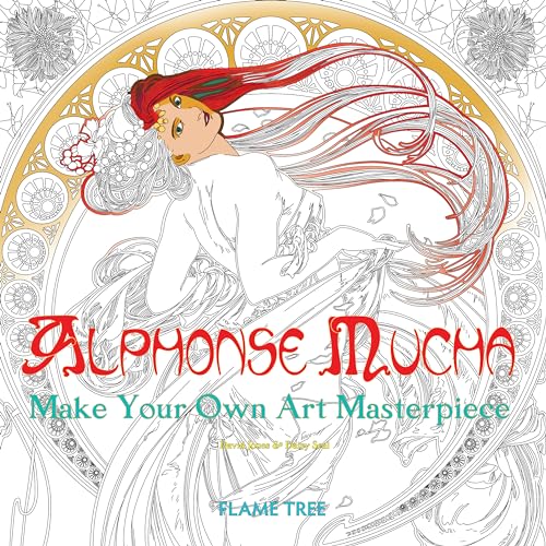 Alphonse Mucha: Make Your Own Art Masterpiece (Colouring Books)