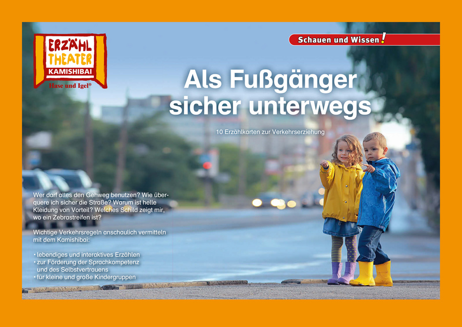 Als Fußgänger sicher unterwegs / Kamishibai Bildkarten Als Fußgänger sicher unterwegs / Kamishibai Bildkarten von Hase und Igel