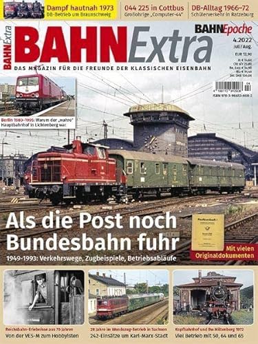 Als die Post noch Bundesbahn fuhr: Bahn Extra 4/2022