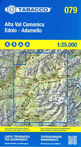 Alta Val Camonica - Edolo - Adamello 1:25. 000 (Carte topografiche per escursionisti, Band 79) von CARTE TOPOGRAFICHE PER ESCURSIONISTI