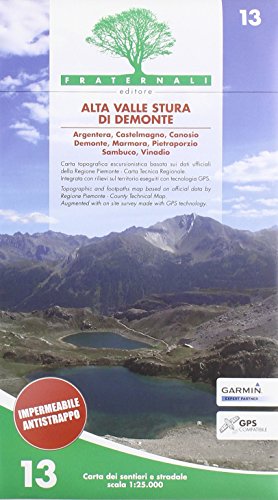 Alta Valle Stura di Demonte 1:25 000 (wandelkaart, Band 13)