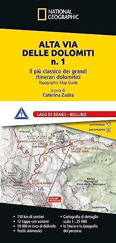 Alta Via Delle Dolomiti Dal Lago Di Braies a Belluno Alta Via Delle Dolomiti Dal Lago Di Braies a Belluno von Libreria Geografica