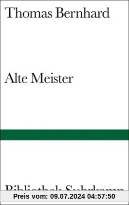 Alte Meister: Komödie (Bibliothek Suhrkamp)