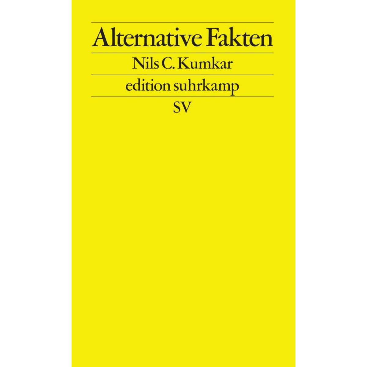 Alternative Fakten Alternative Fakten von Suhrkamp Verlag AG