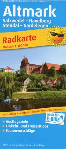 Altmark: Radkarte mit Ausflugszielen, Einkehr- & Freizeittipps, wetterfest, reißfest, abwischbar, GPS-genau. 1:100000 (Radkarte: RK) von Publicpress