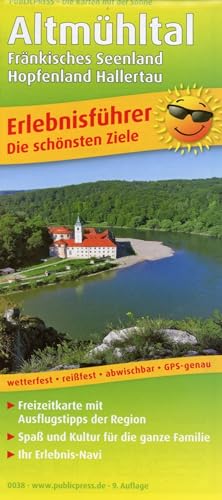 Altmühltal, Fränkisches Seenland - Hopfenland Hallertau: Erlebnisführer mit Informationen zu Freizeiteinrichtungen auf der Kartenrückseite, ... 1:120000 (Erlebnisführer: EF) von FREYTAG-BERNDT UND ARTARIA