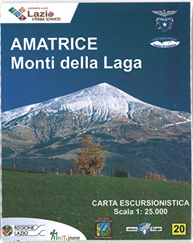 Amatrice e Monti della Laga. Carta escursionistica 1:25000 von Il Lupo