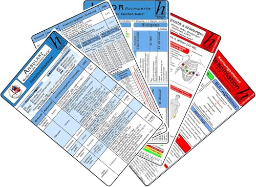 Ambulanz Karten-Set 2025 - EKG, Laborwerte, Notfallmedikamente, Reanimation von Hawelka Verlag