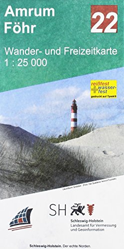 Amrum - Föhr Wander- und Freizeitkarte 1:25 000: 1:25 000. Mit Stadtplan Wyk auf Föhr und Plänen von 12 Inseldörfern im Maßstab 1:10 000, GPS-geeignet, reiß- und wasserfestes Papier Amrum - Föhr Wander- und Freizeitkarte 1:25 000: 1:25 000. Mit Stadtplan Wyk auf Föhr und Plänen von 12 Inseldörfern im Maßstab 1:10 000, GPS-geeignet, reiß- und wasserfestes Papier