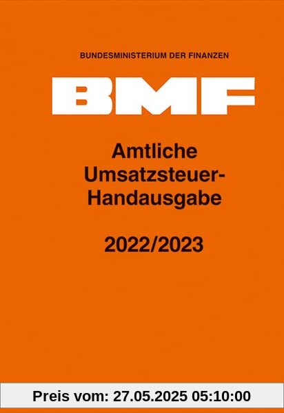 Amtliche Umsatzsteuer-Handausgabe 2022/2023