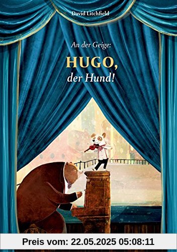 An der Geige: Hugo, der Hund!