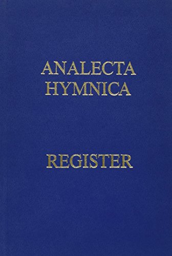 Analecta hymnica medii aevi: Gesamtregister von Francke, A