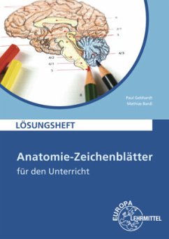 Anatomie-Zeichenblätter für den Unterricht, Lösungsheft von Europa-Lehrmittel