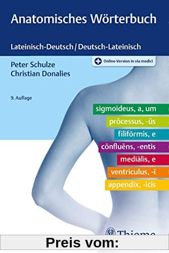 Anatomisches Wörterbuch: Lateinisch - Deutsch, Deutsch - Lateinisch
